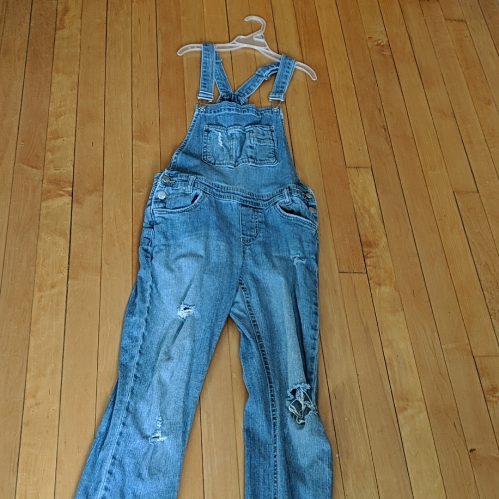 Skinny overalls
